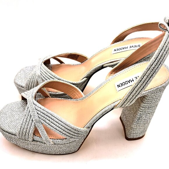Steve Madden womens Laurel Heeled Sandal - Size 10 - Picture 2 of 12